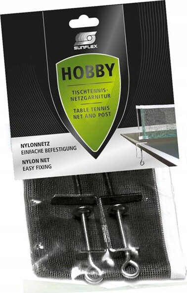 UCHWYT DO TENISA STOŁOWEGO PING PONGA Z SIATKĄ SUNFLEX HOBBY 20240