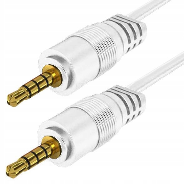 

Kabel Audio Aux Mini Jack 3,5mm Wtyki Męskie 1m