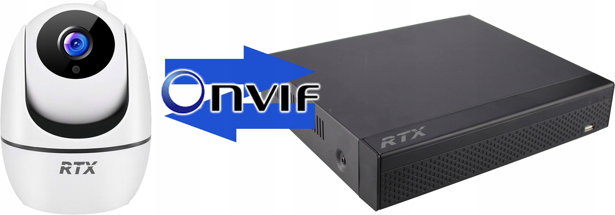 Kamera RTX P2P AUDIO WiFi IR ŚLEDZENIE SD ONVIF Marka RTX