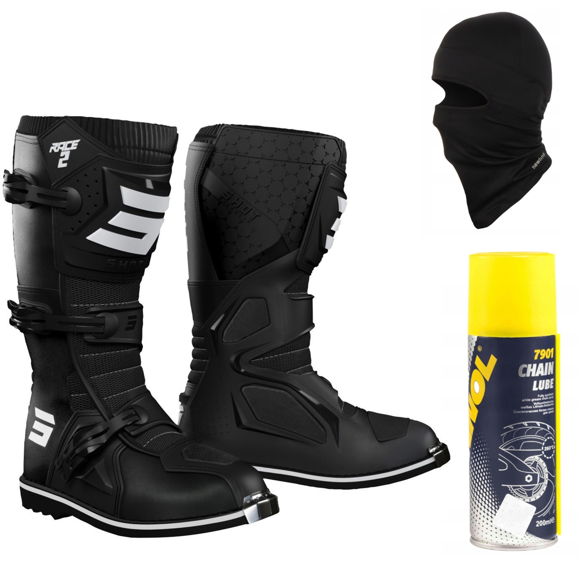 SHOT BUTY CROSS/ENDURO RACE 2 BLACK 44