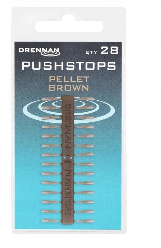 Stoper Pushstops brązowy 28szt.- Drennan