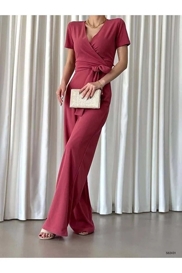 Bordó Šaty MIDI Se Zavazováním, Hladká, Elegantní, Velikost 5IA