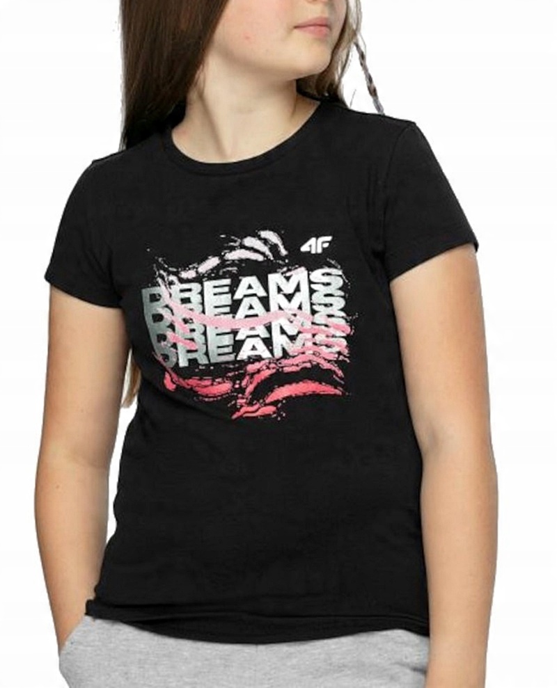 

4F Koszulka Sportowa, T-shirt,dziewczynka JTSD007A
