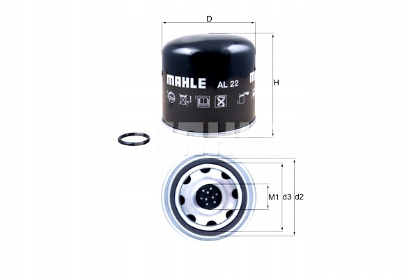 KNECHT FILTR OSUSZACZA FA 45.140 FA 45.150 .CF 85.360 CF 85.410 CF Producent części Knecht