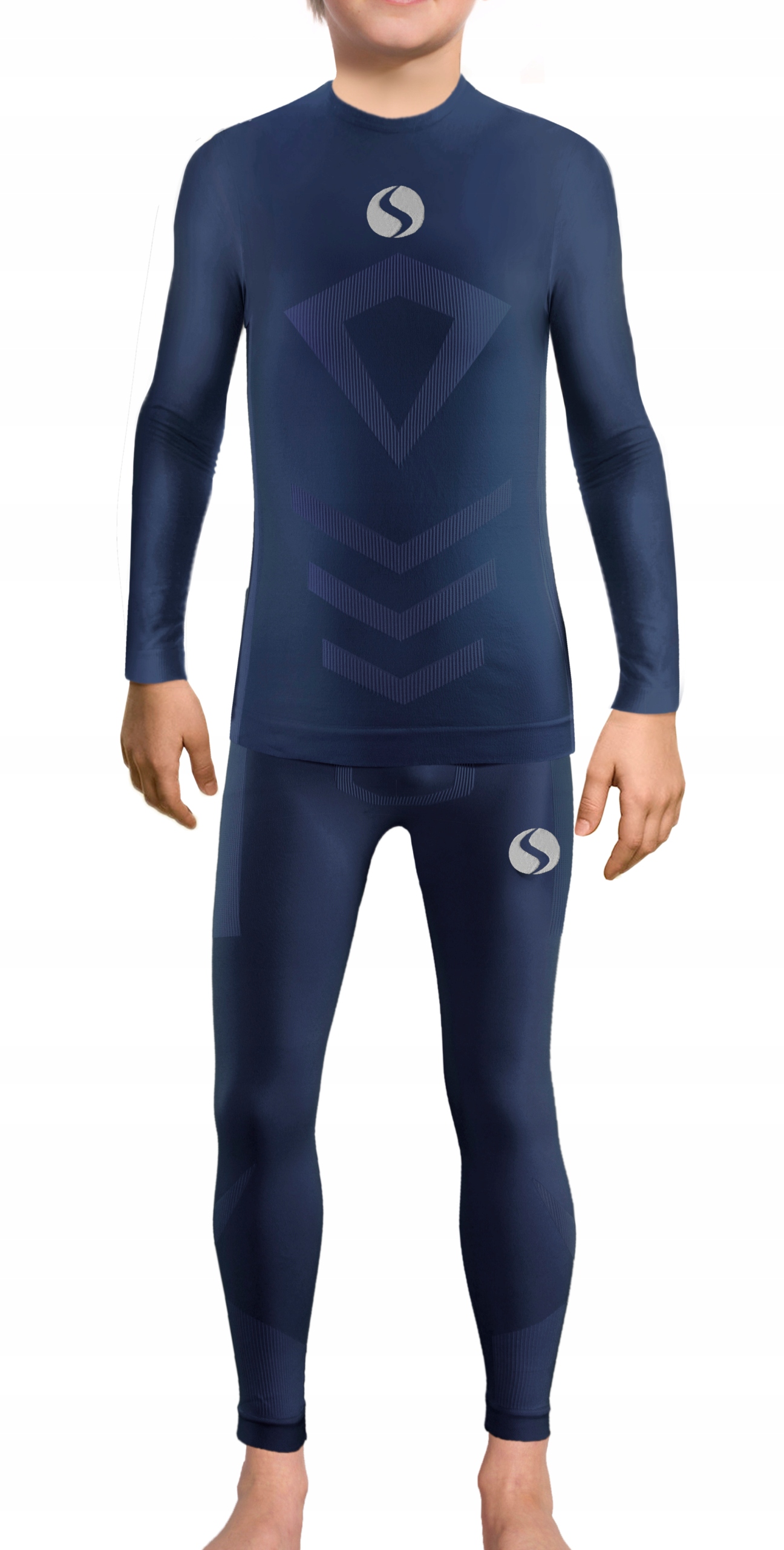 Sesto Senso Sada termoaktivního spodního prádla pro chlapce 4XS/3XS, modrá