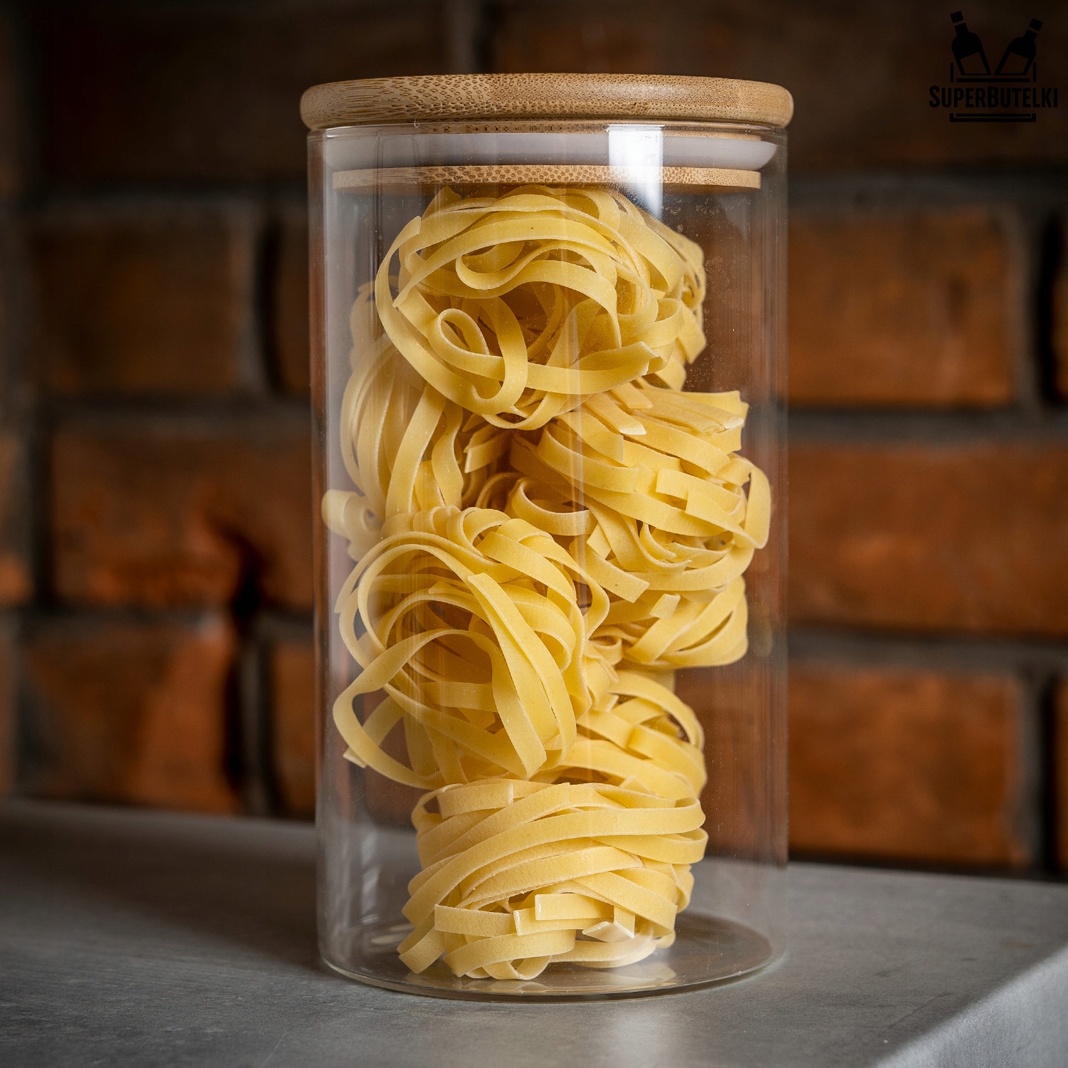 POJEMNIK szklany na PRZYPRAWY ŻYWNOŚĆ 1000 ml - 1L Marka SuperButelki