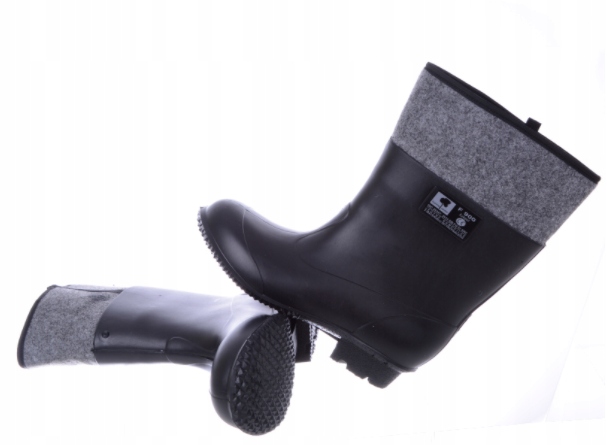 Gumofilce Ocieplane Filcem Kalosze Nieprzemakalne Płeć mężczyzna