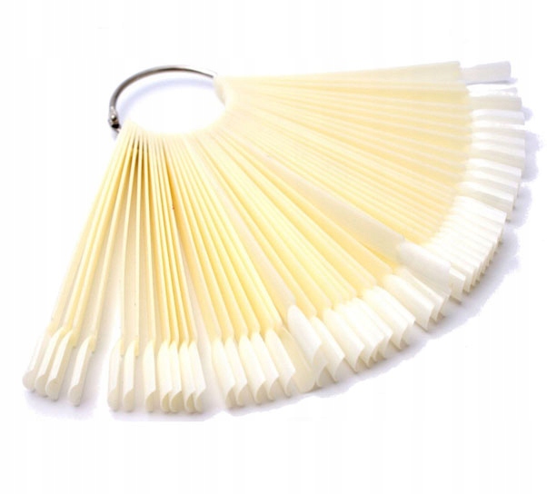 

Wzornik do zdobień lakierów żeli wachlarz mleczny