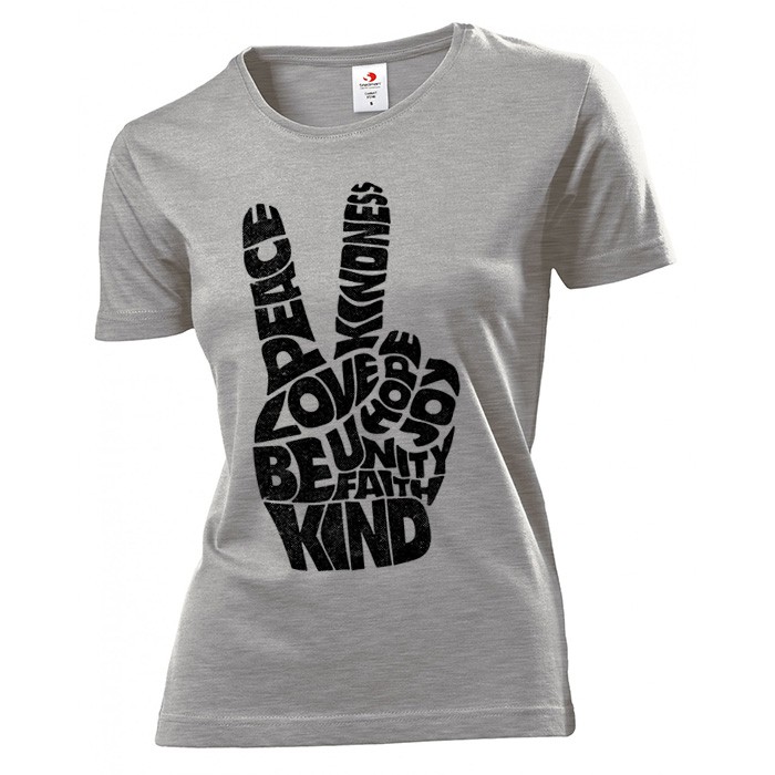 

Koszulka damska Peace Love Równość nadzieja XL