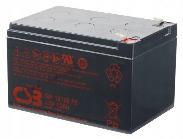 

Akumulator Agm Csb Gp 12120 F2 (12V 12Ah)