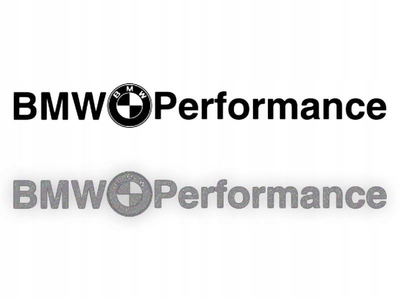 BMW PERFORMANCE - Naklejka na samochód na auto - ODBLASKOWA