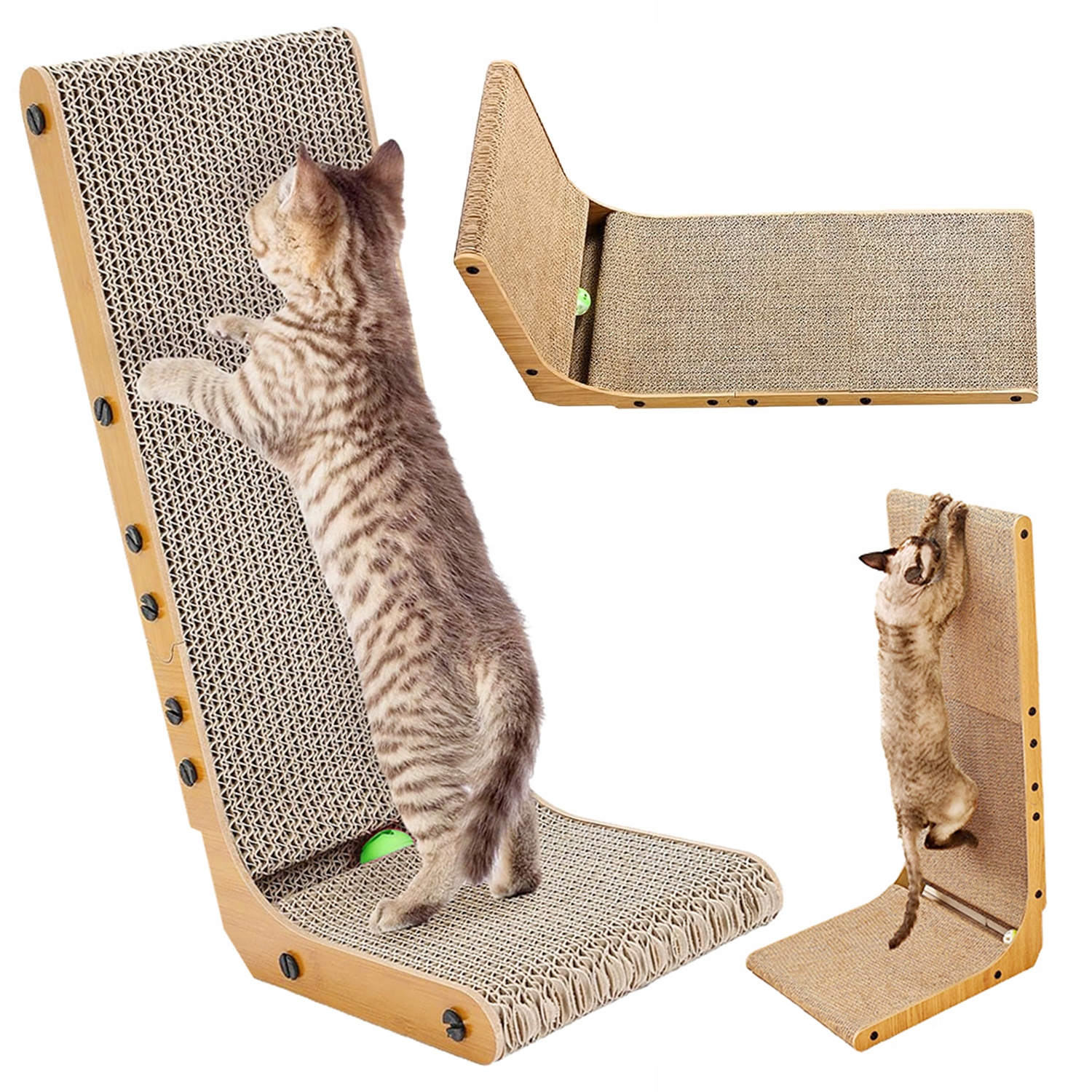 Škrabadlo Pro Kočky Hračka Pelíšek S Míčem Koťátko Hračka