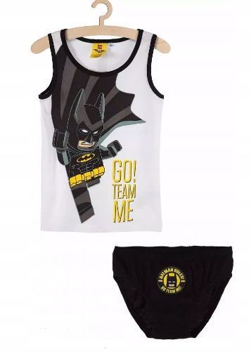 

komplet Lego Batman majtki i koszulka R. 140