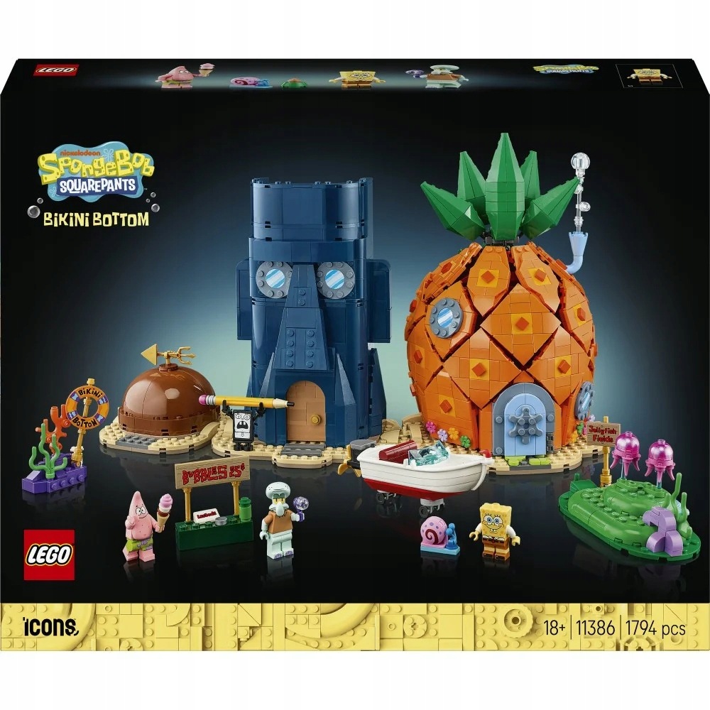 * Lego Icons Spongebob v kalhotách: Zátiší Bikin 11386