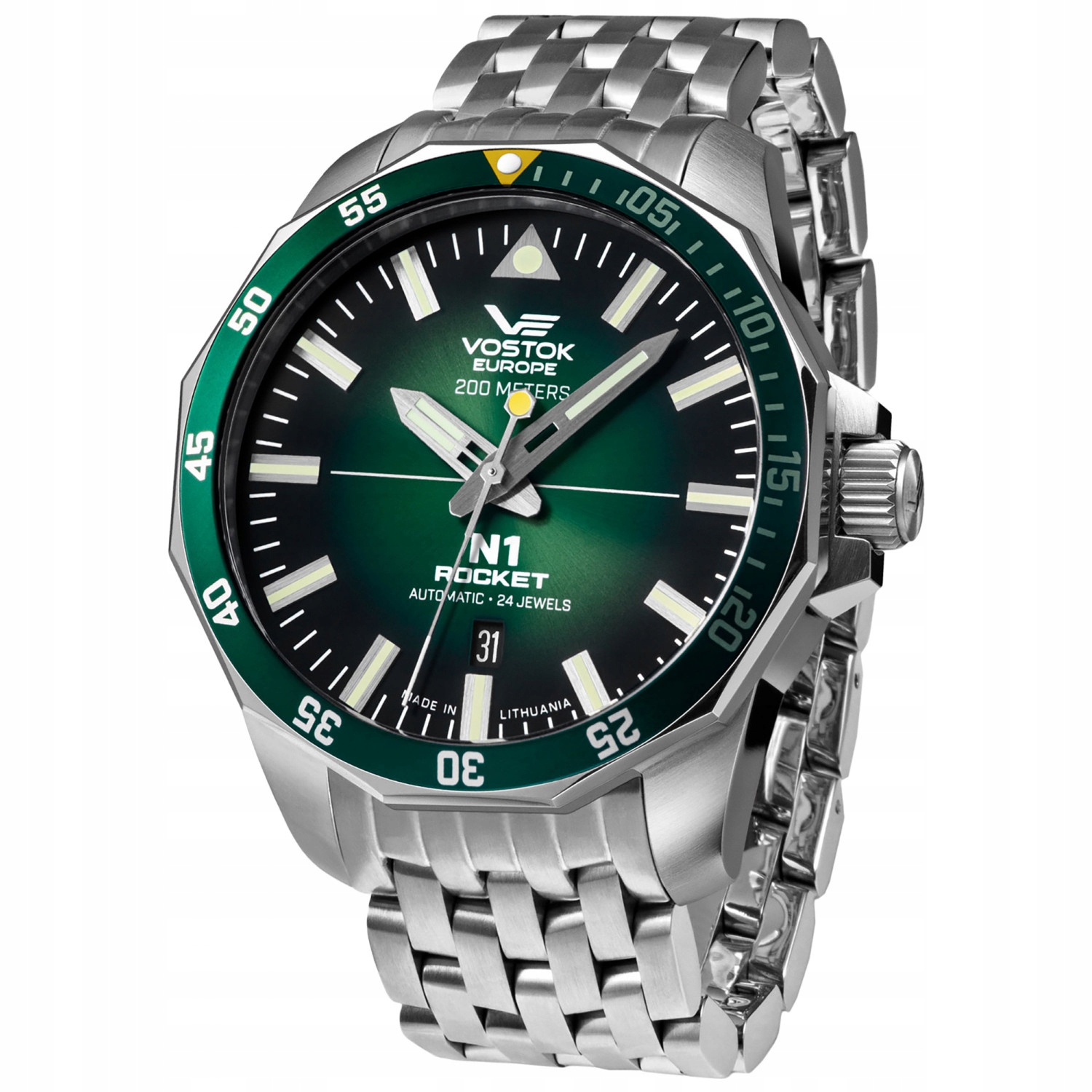 Pánské Hodinky Vostok Europe NH35A-225A710B stříbrné