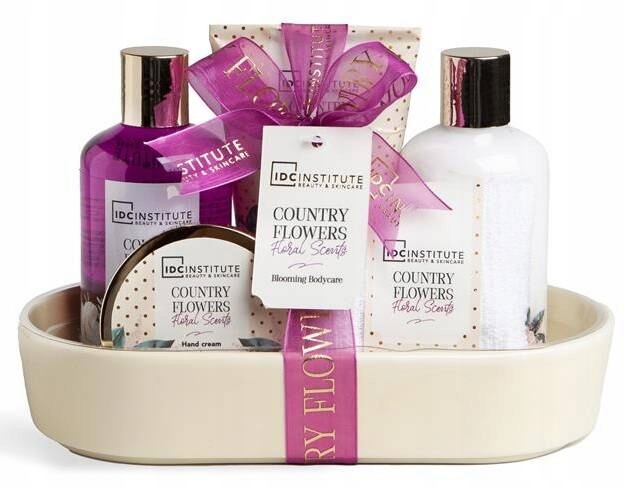 ZESTAW PREZENTOWY KOSMETYKÓW ŚWIĘTA DO PIELĘGNACJI CIAŁA I KĄPIELI Marka IDC Institute