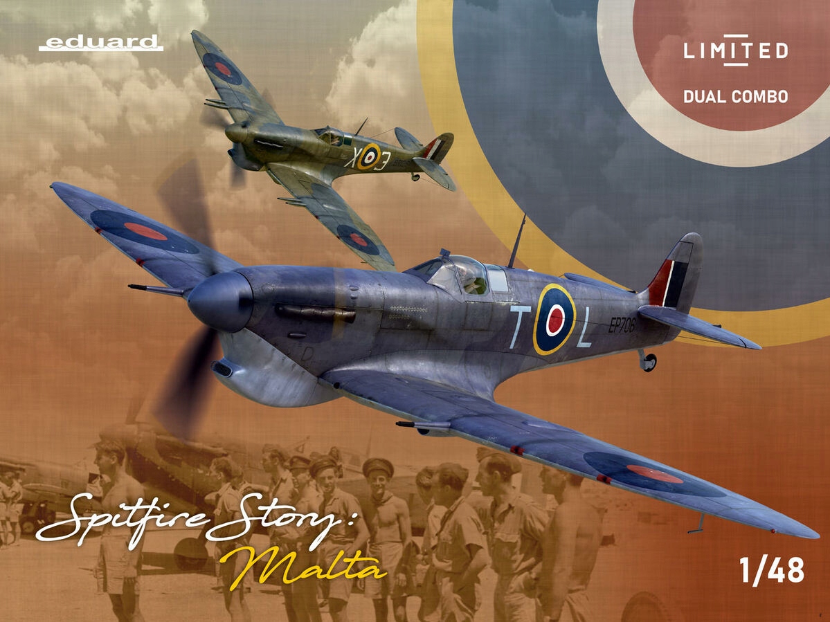 Spitfire Story Malta Dual Combo Limitovaná edice Eduard 11172 v měřítku 1/48