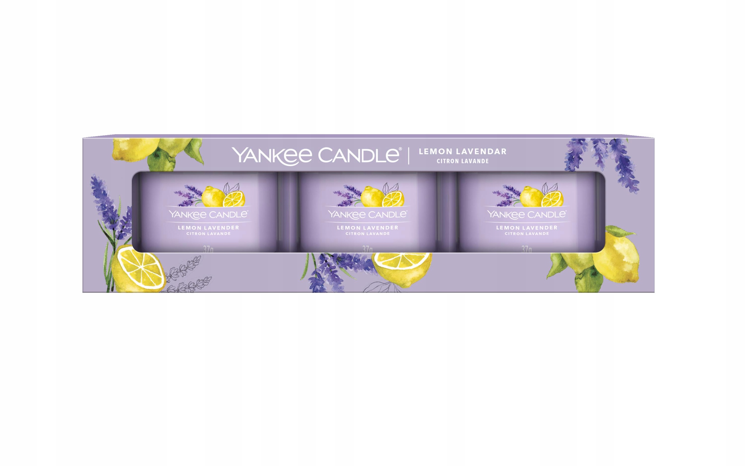 

Yankee Candle Lemon Lavender 3x37g zestaw