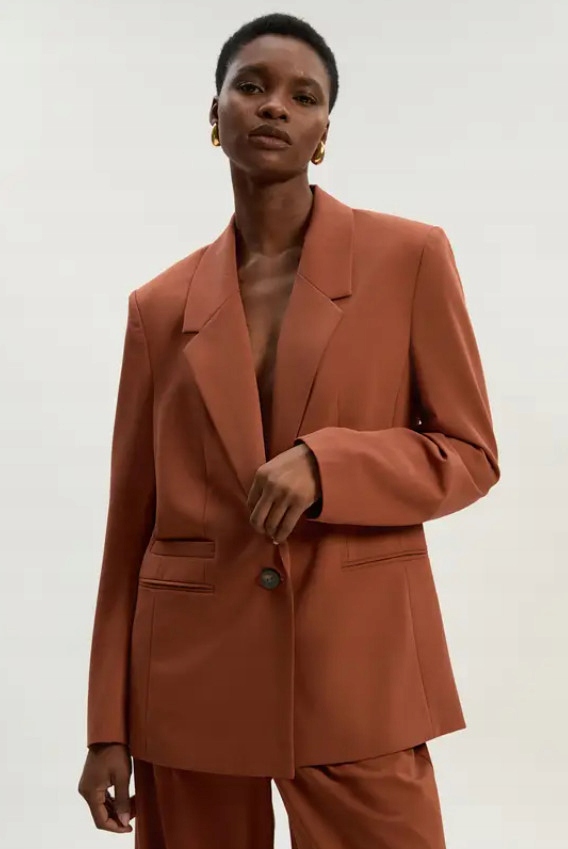 Hnědé Sako Oversize Karen Millen M