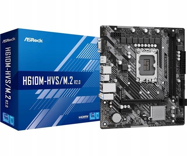 ASRock Mb Sc LGA1700 H610M-HVS/ M.2 R2.0, Intel H610, 2xDDR4, 1xHDMI, …