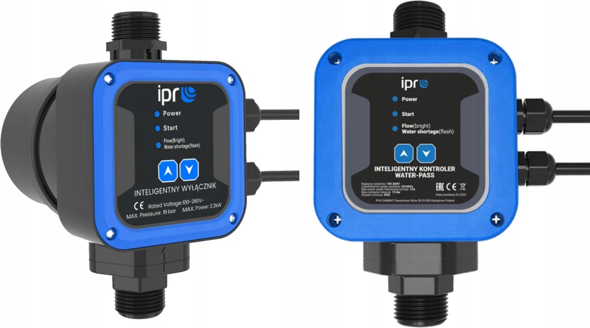 

Ipro Water-pass Inteligentny Elek. Sterownik Pompy