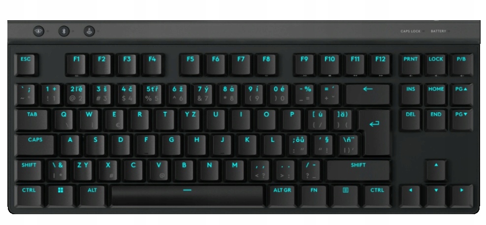 Logitech G515 Lightspeed Tkl Gl Tactile Klávesnica rozloženie Cz/sk Qwertz Y