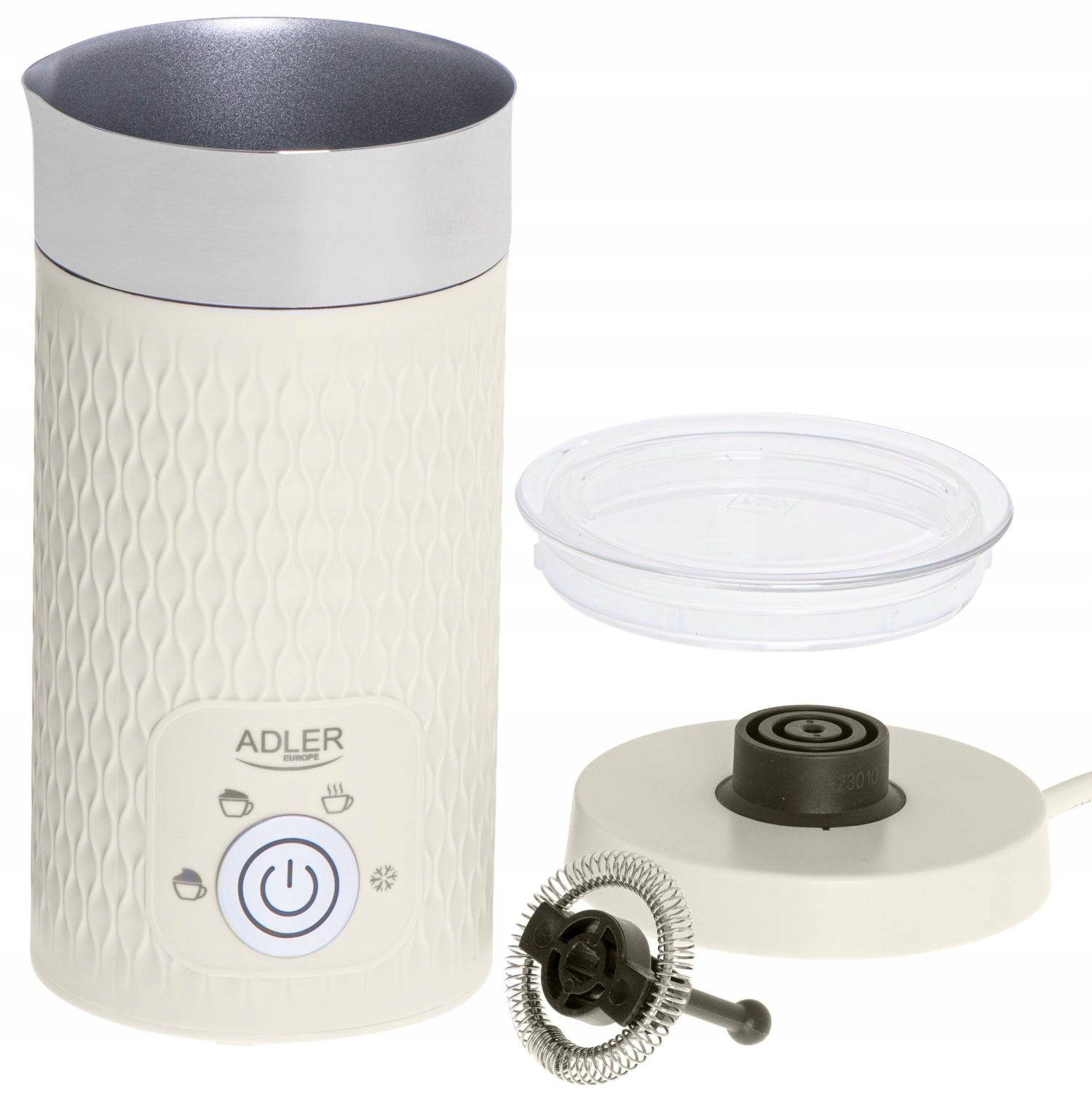 ELEKTRYCZNY PODGRZEWACZ SPIENIACZ do MLEKA KAWA LATE PIANKA CAPPUCINO Stan opakowania oryginalne