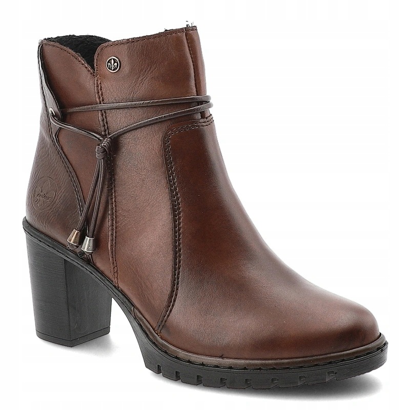 Dámské kotníkové boty Rieker, hnědé, Y2567-22 Brown