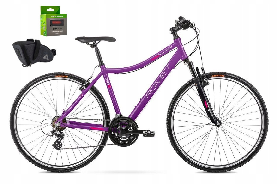 Rower 28 Romet Orkan D fioletowo-różowy 19"