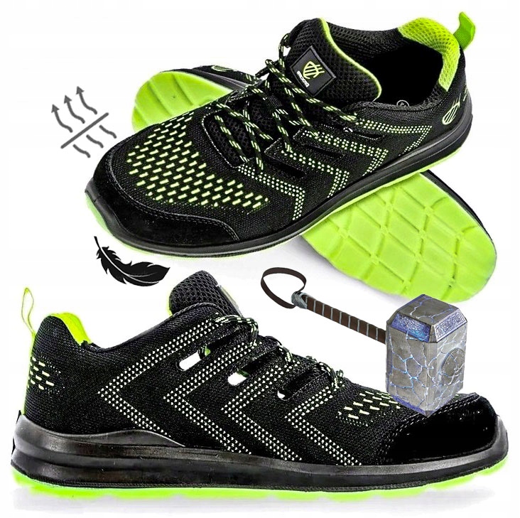 Sandały Robocze Buty Półbuty S1 sportowe Lekkie z podnoskiem Przewiewne
