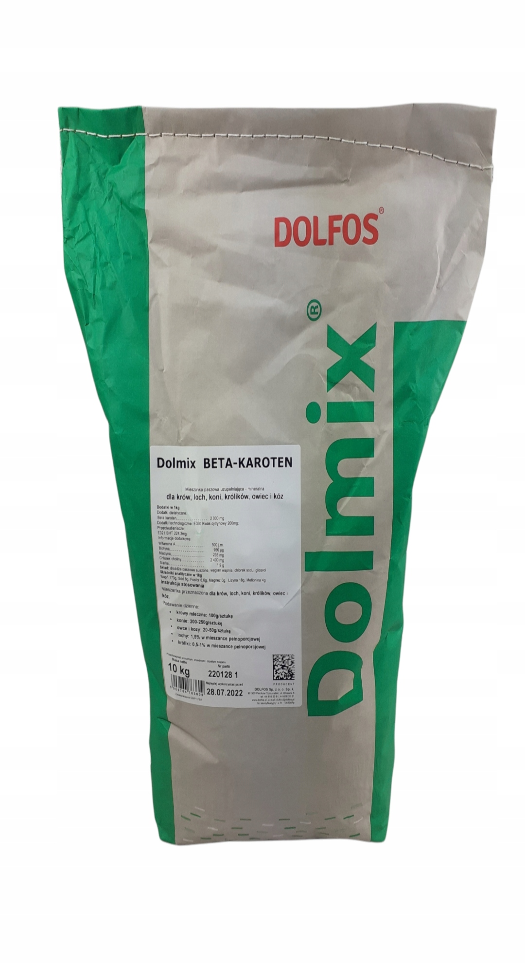 Dolfos Beta-karoten 10 kg dla krów