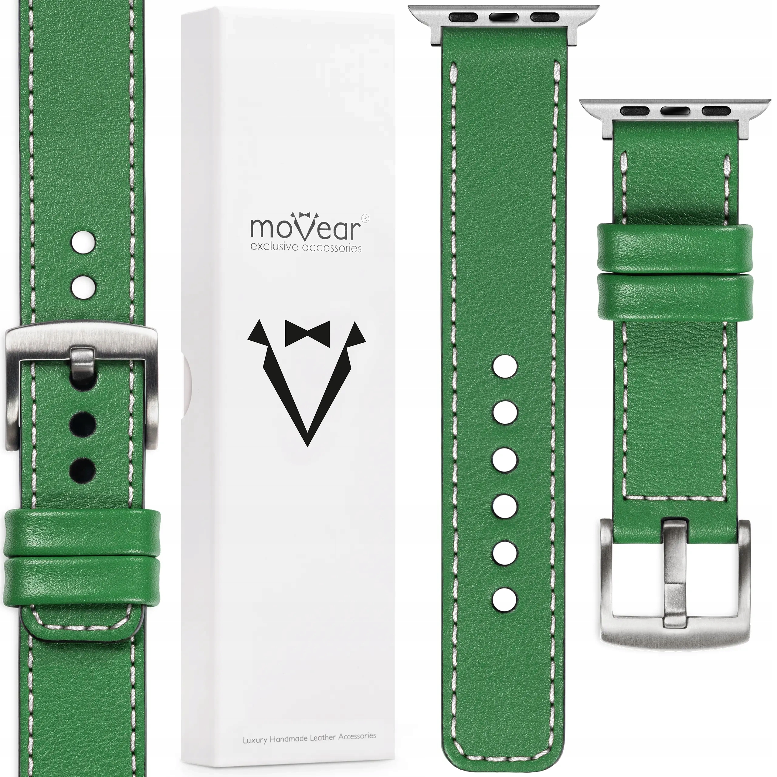 Prémiový řemínek Apple Watch Ultra 10 9 8 7 6 5 Se 49/46-44 mm zelený