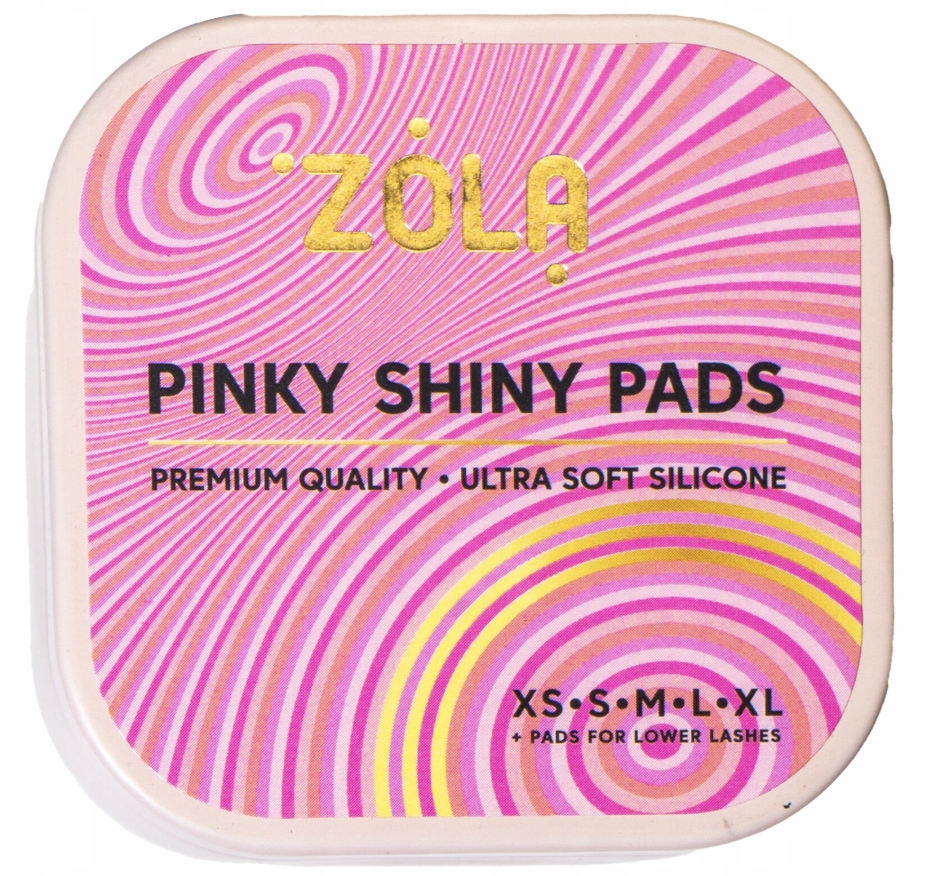 Silikonové formy na laminování řas Zola Pinky Shiny Pads 6 párů