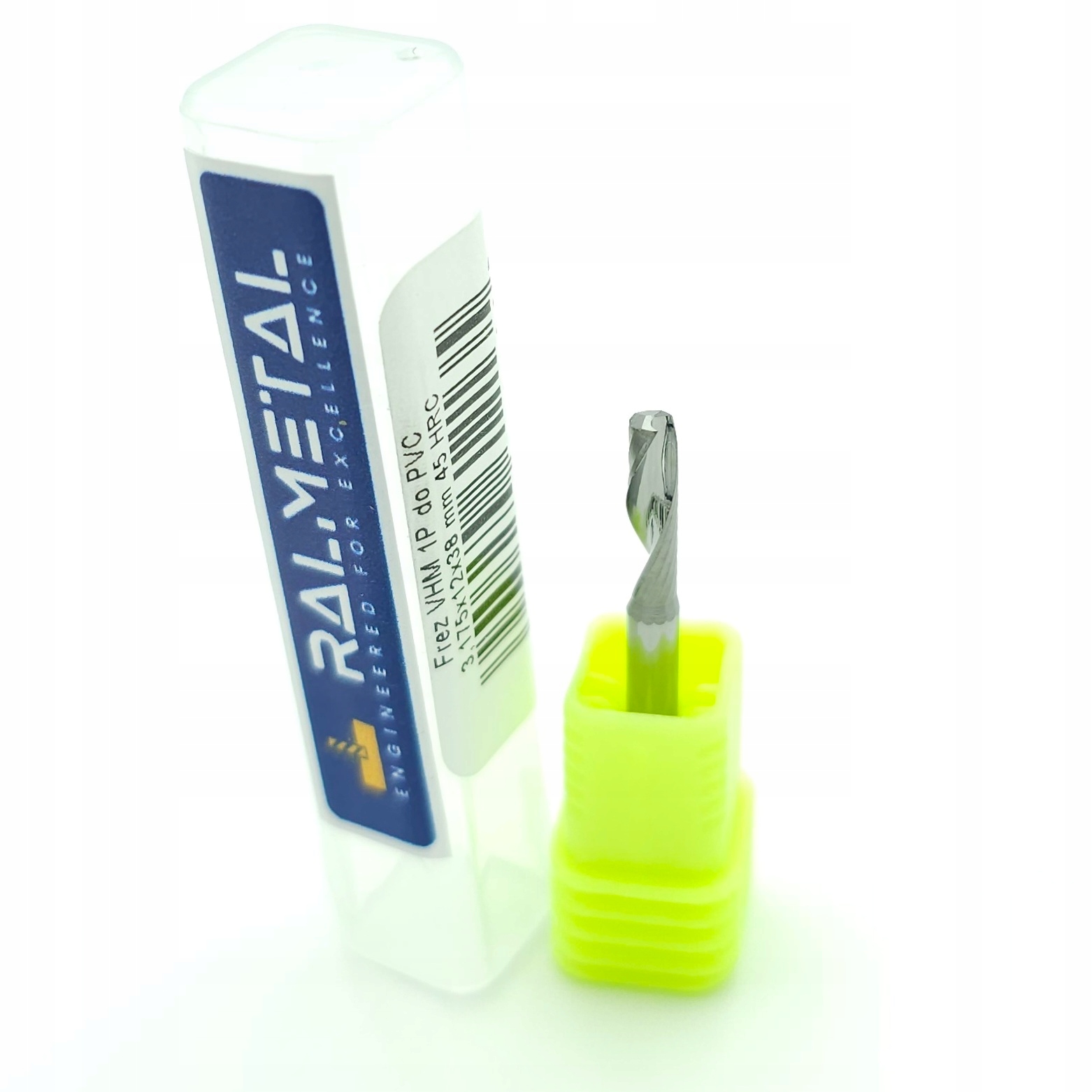 Frez VHM 1 piórowy do PVC Drewna 3.175 x 12 x 38 !