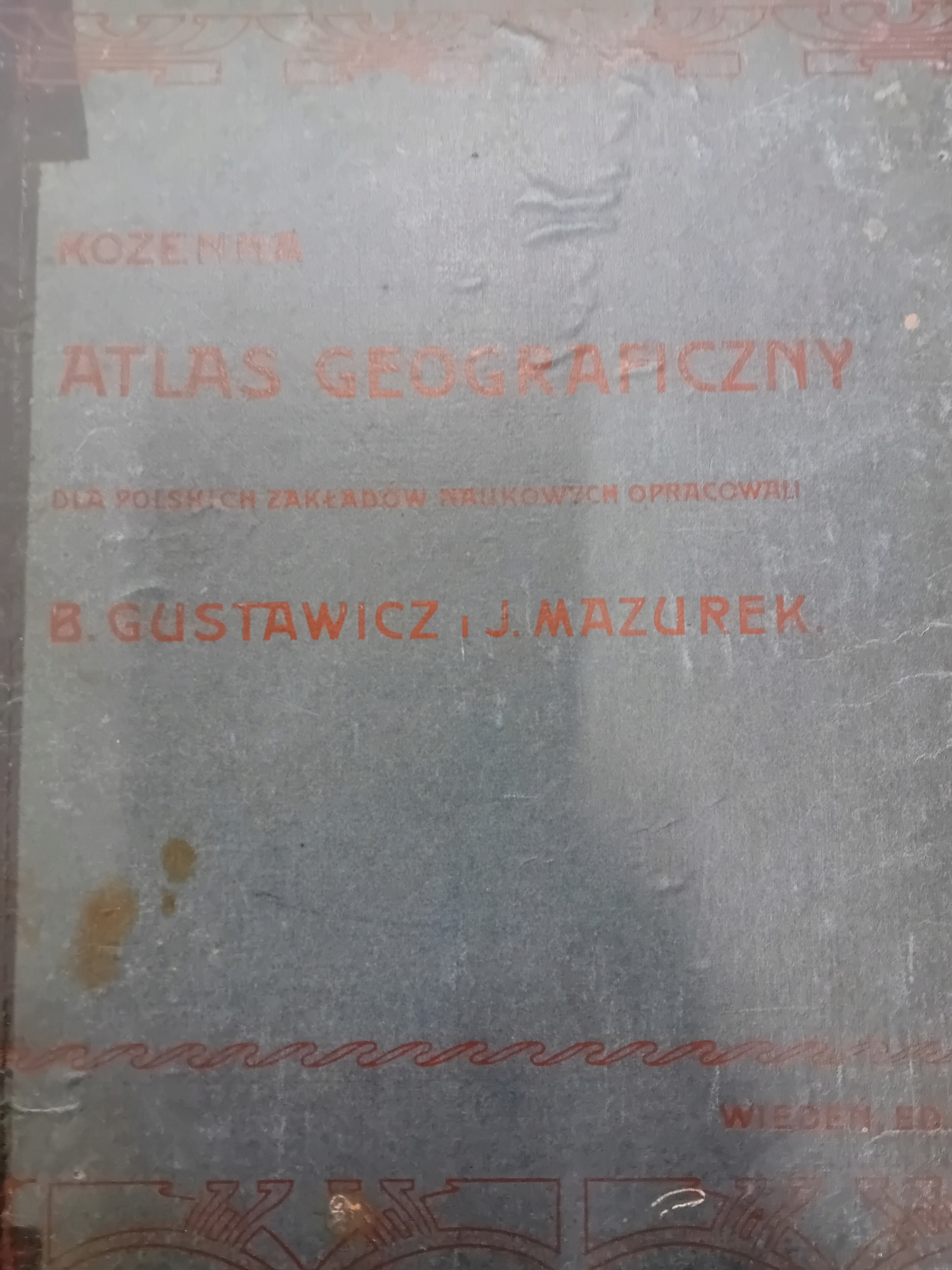 Gustawicz KOZENNA ATLAS GEOGRAFICZNY