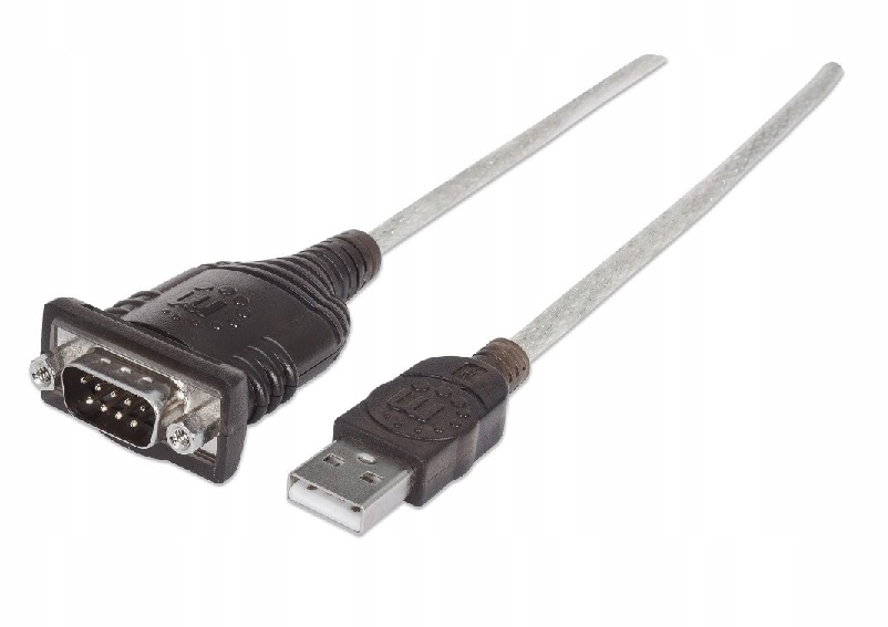 Przejściówka Konwerter Adapter USB do RS232/COM PL2303 45 cm Manhattan
