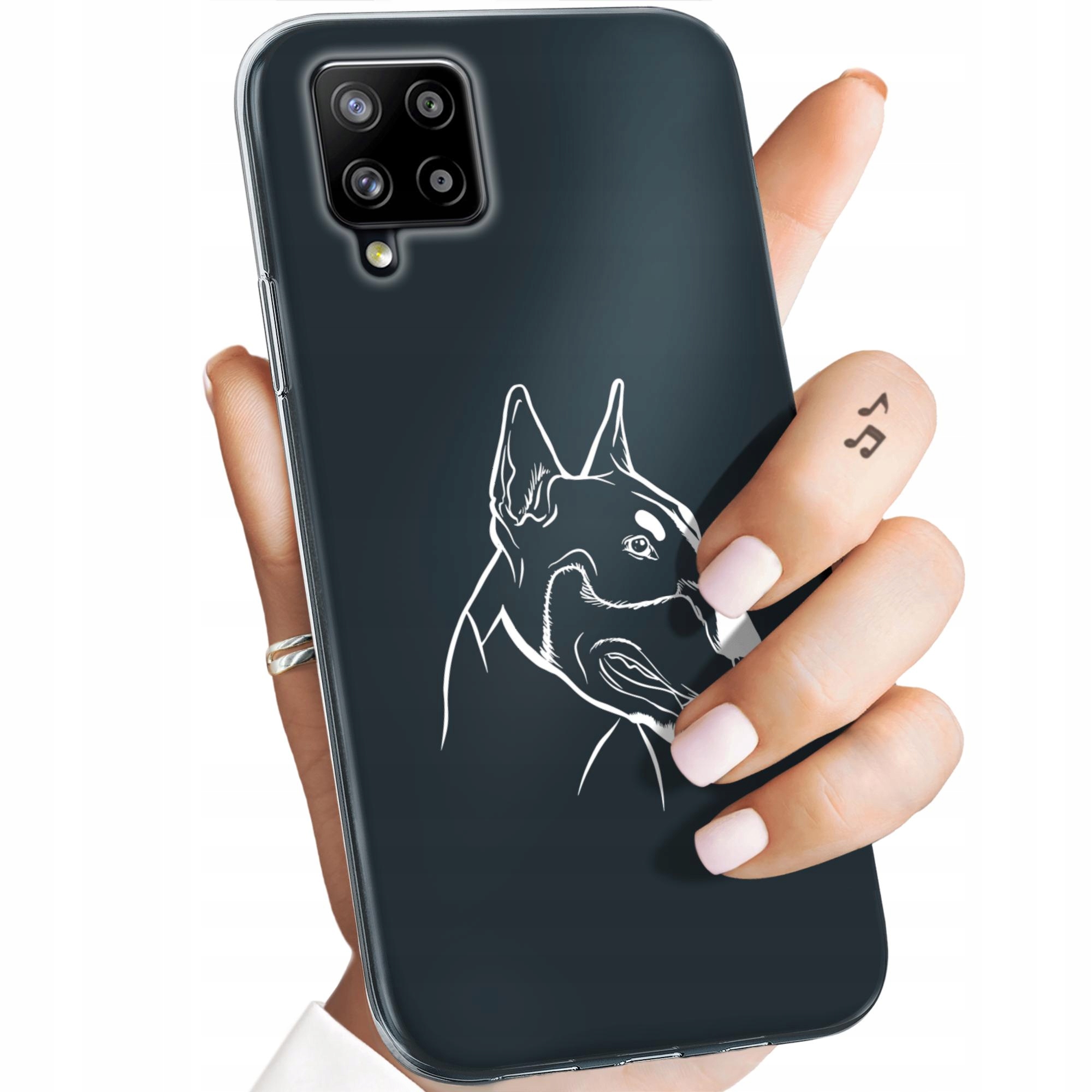 Etui Do Samsung A42 5G Męskie Facet Wąsy Obudowa Pokrowiec Case