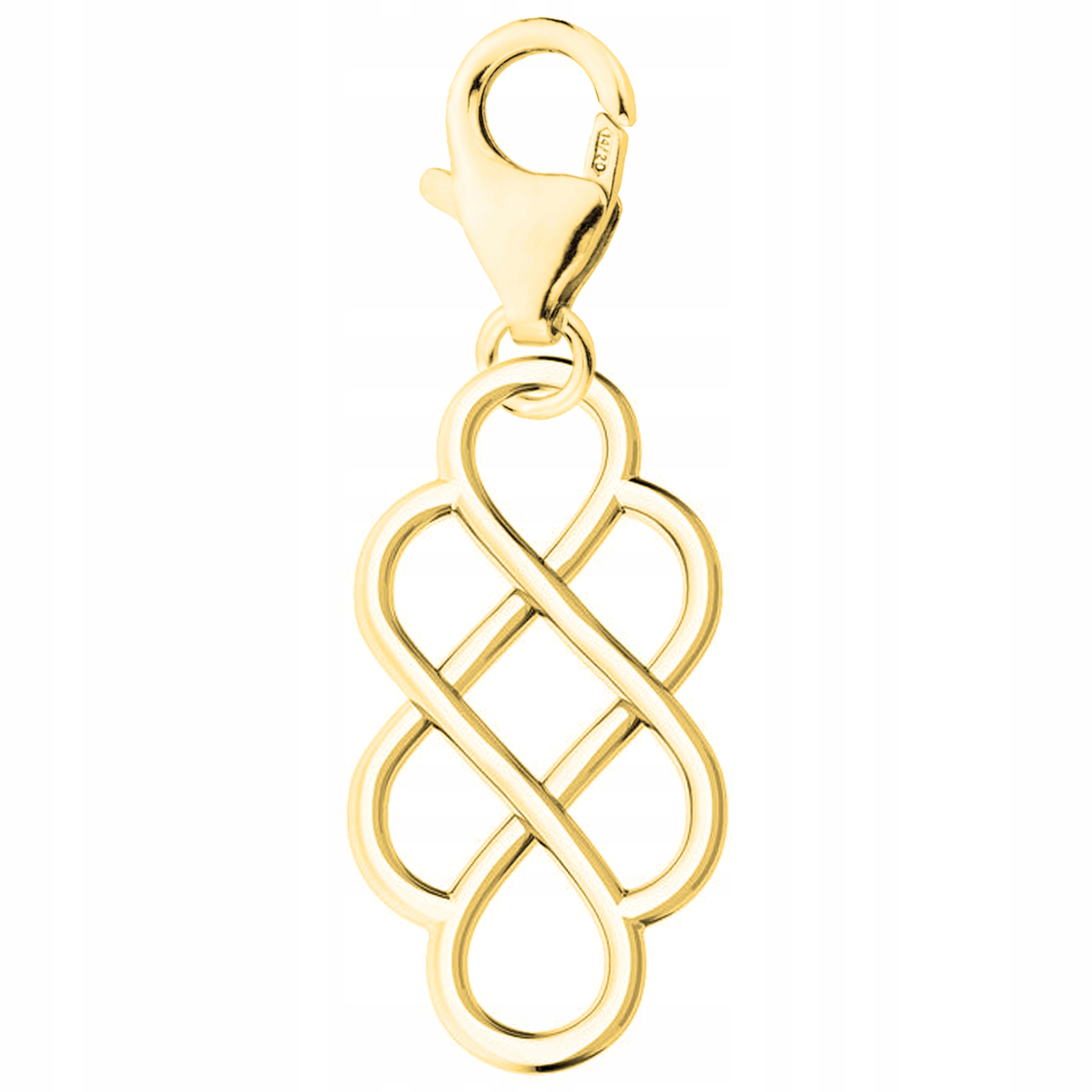 Zlatý přívěsek s prolamovaným vzorem (Ažur) stříbro 925