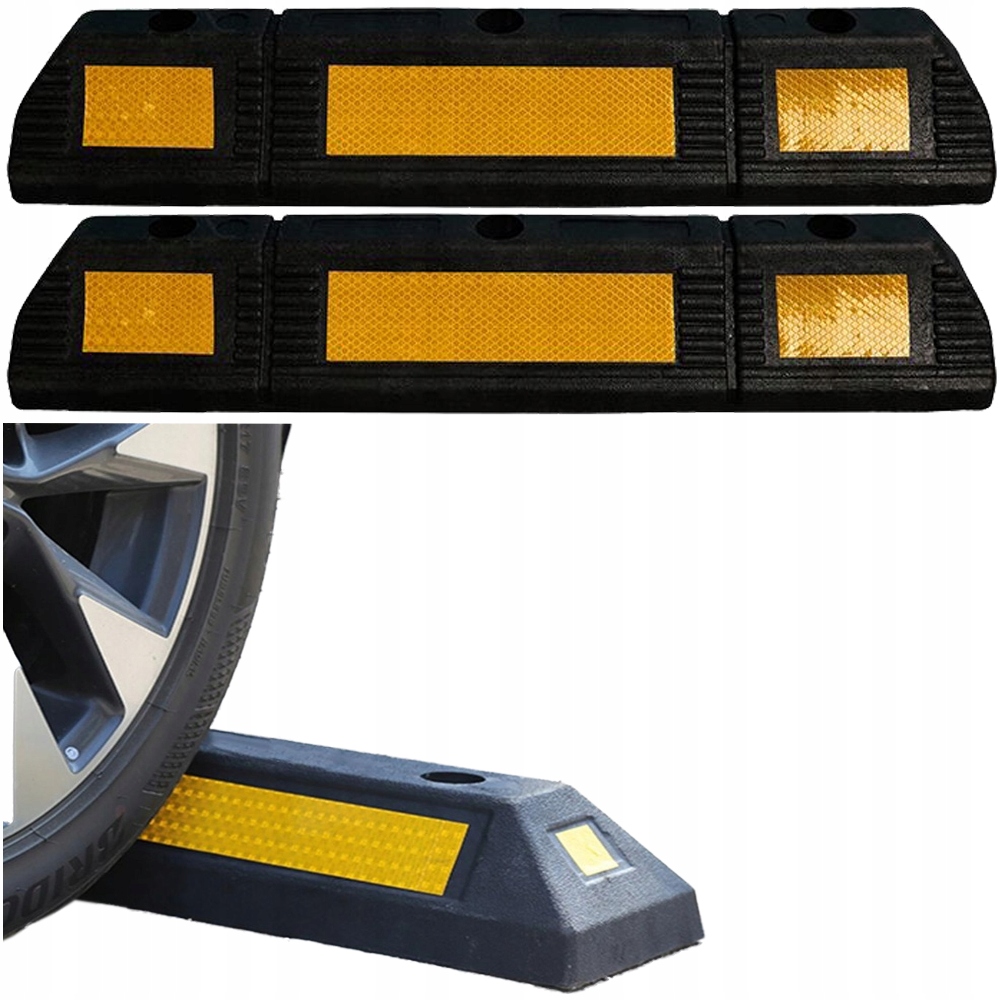 2x Ogranicznik Separator Parkingowy Odbojnica 58CM