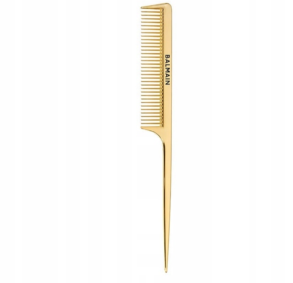 Balmain Hair Golden Tail Comb grzebień ze szpikulcem złoty