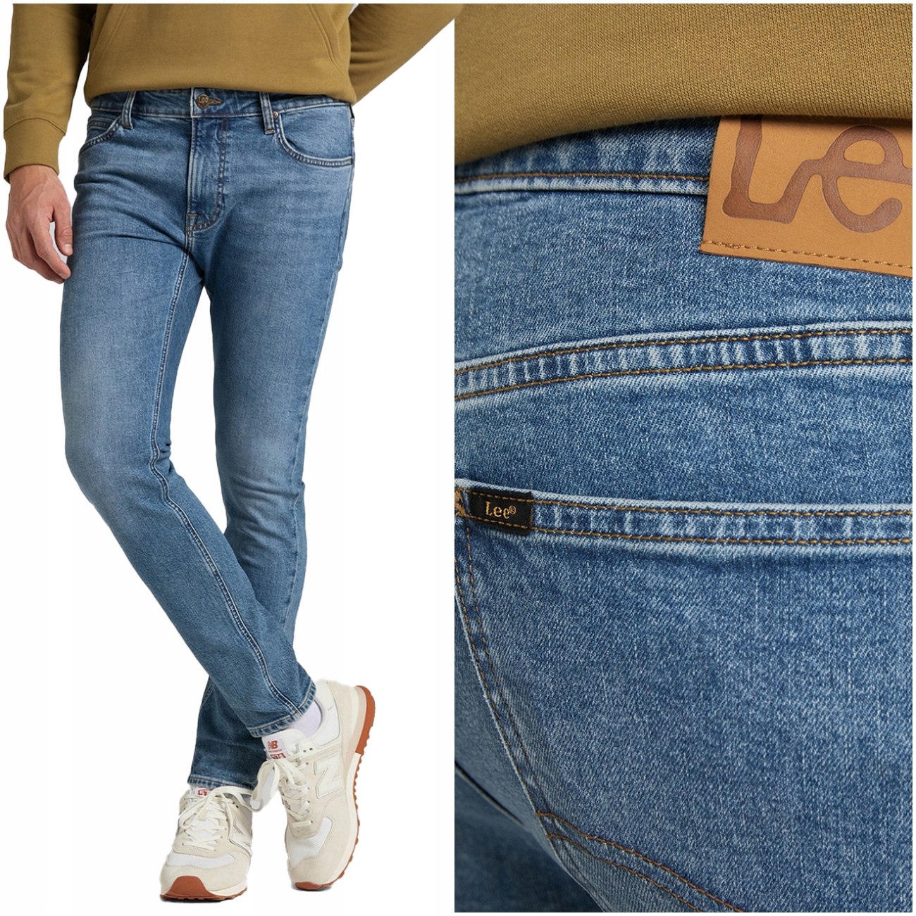 

Lee Malone Męskie Spodnie Jeansowe W34 L32