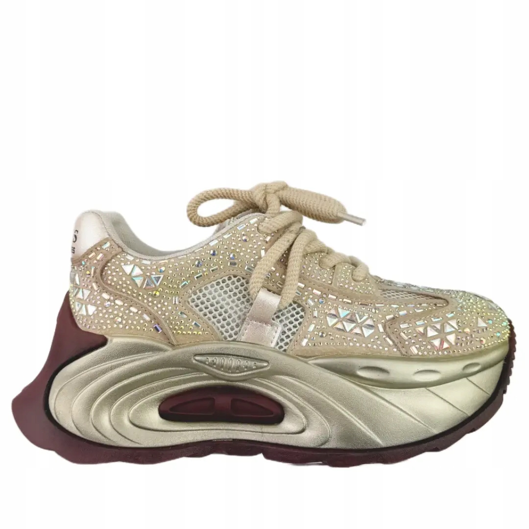 Dámské tenisky John Doubare 727529 zlaté 39, Zlatá