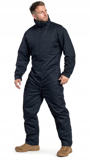 Brandit Tmavě Modrá Pánská Kombinéza Se Zipy A Jednoduchým Stojáčkem M Jxd