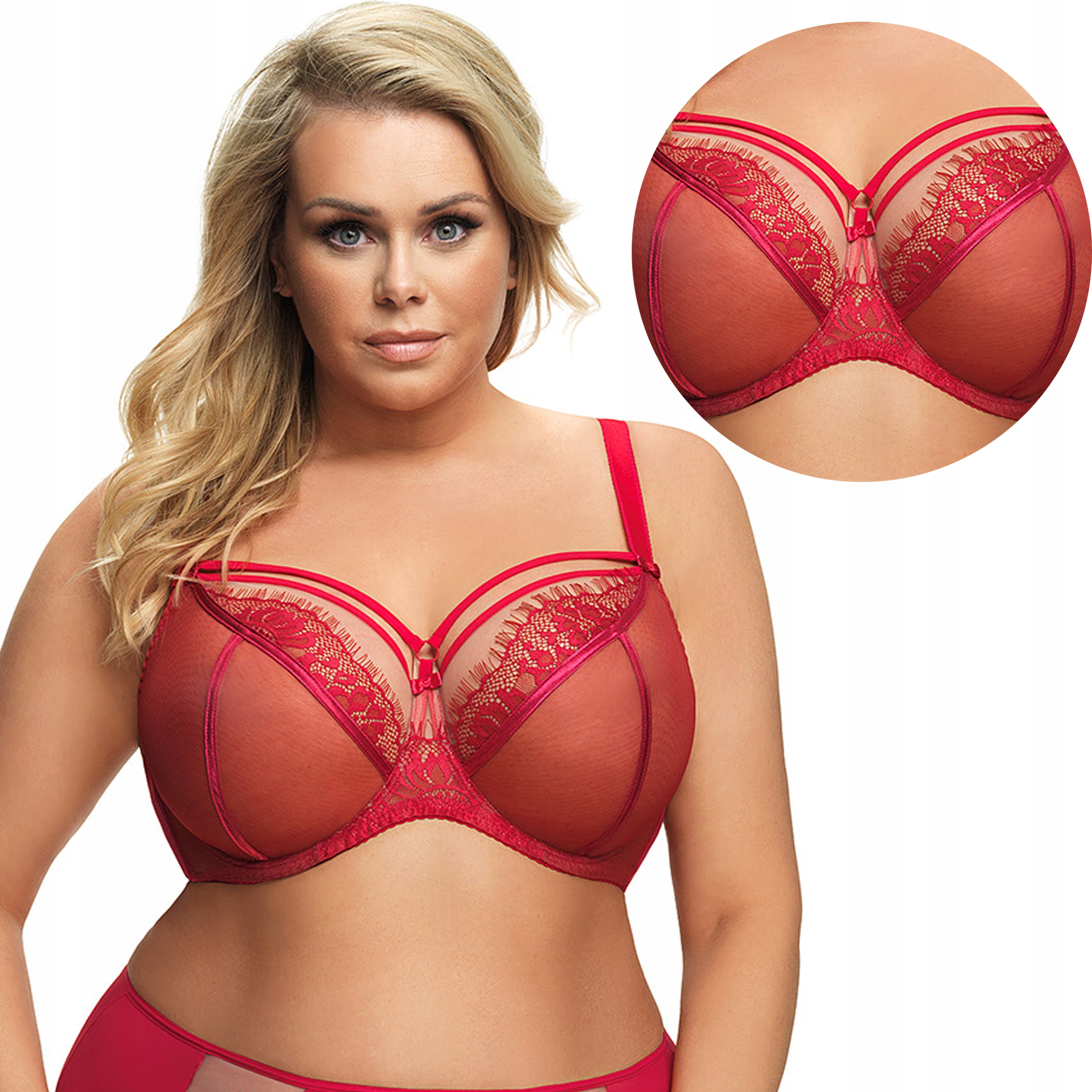 

Biustonosz Gorsenia K496 Paradise, Czerwony, 100G