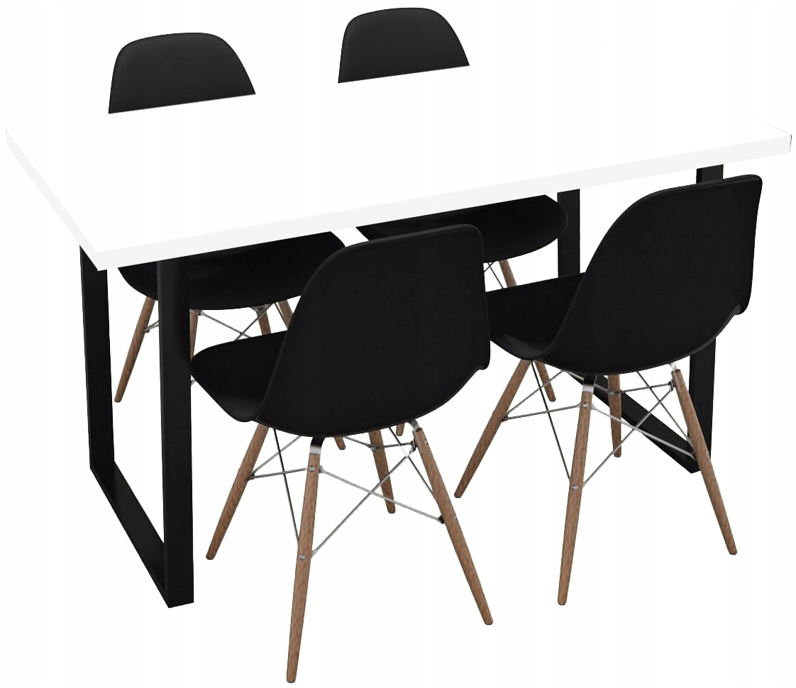 

Stół kuchenny do jadalni Loft stolik Biały