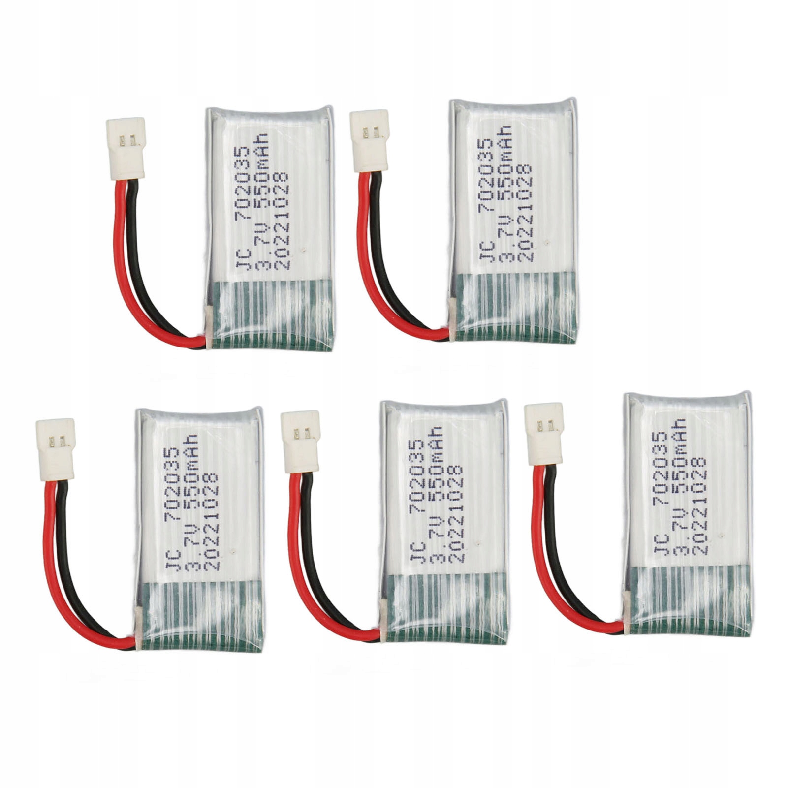 5 ШТ ПРОФЕССИОНАЛЬНЫЕ БАТАРЕИ ДЛЯ ДРОНОВ 3.7 V 550MAH