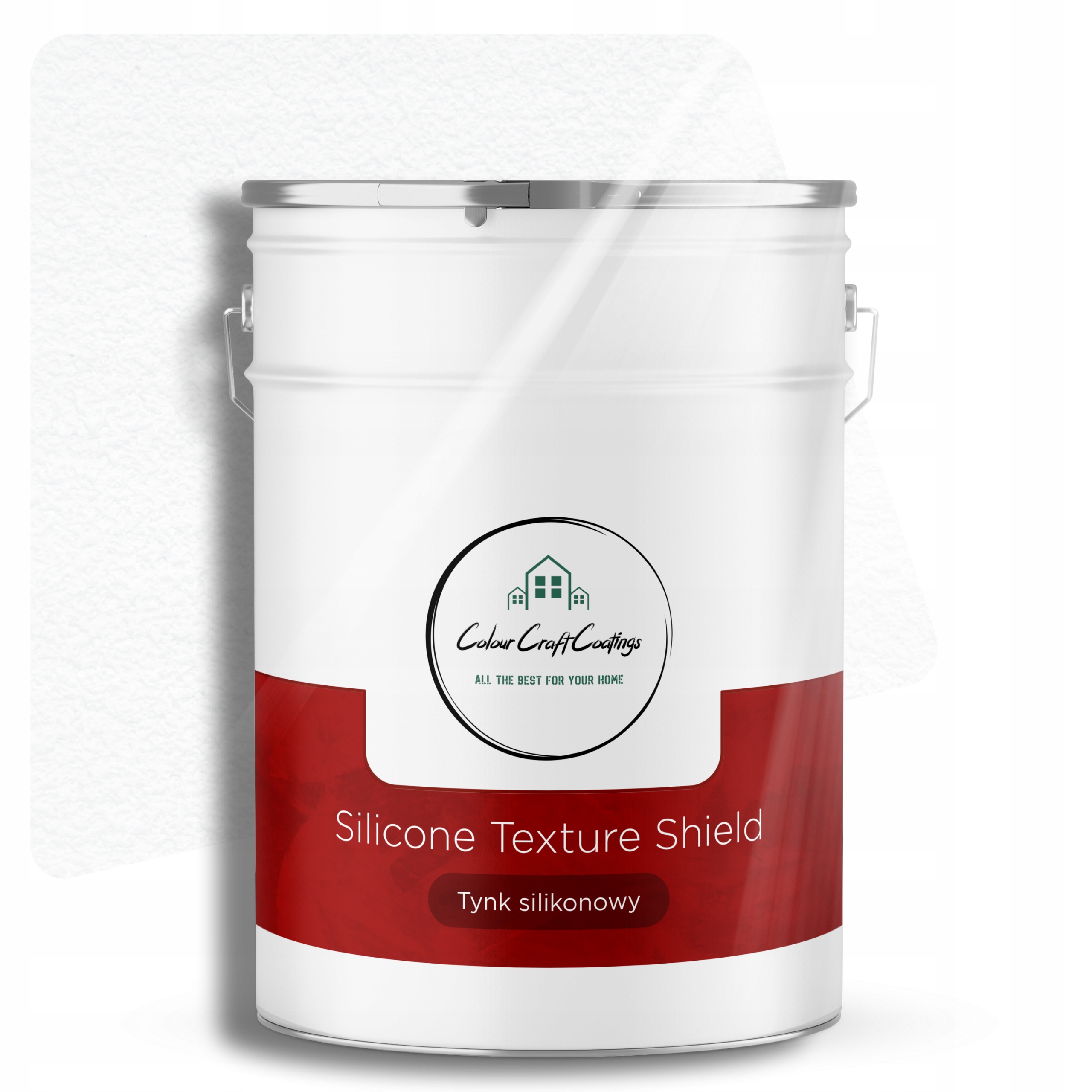 Silikónová Fasádna Omietka Baranek Granulácia 1.5 mm Biela Studená 25KG F102