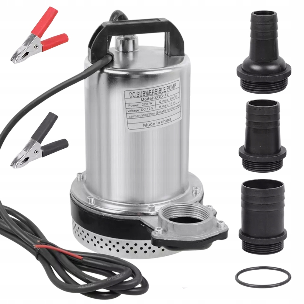 Ponorné Čerpadlo Na Čistou Špinavou Vodu Z Odpadních Vod 8000 L/h 220W Sada