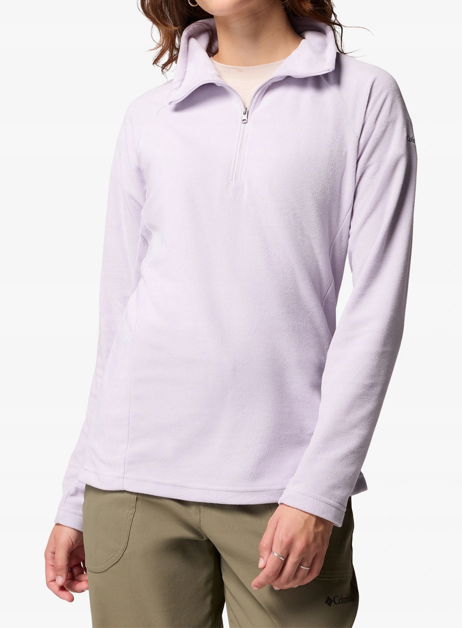 Mikina fleecová Columbia Glacial IV 1/2 Zip lavender pearl Xs