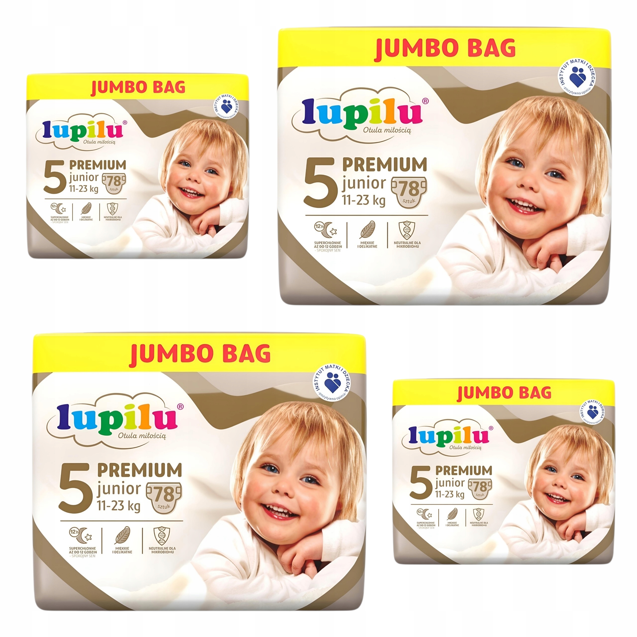 Pieluszki Lupilu Premium Rozmiar 5 234 szt.